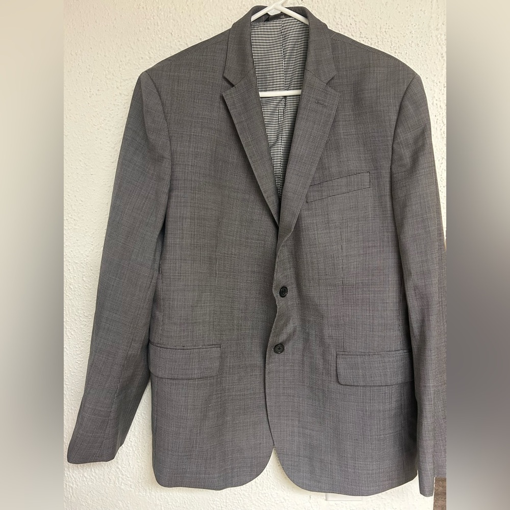 Banana republic men's tailored Fit Gray 44R suit jacket. Evening wear,‎ business